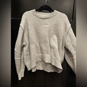ZARA Chunky Knit Cropped Sweater – Size Large – Never Worn